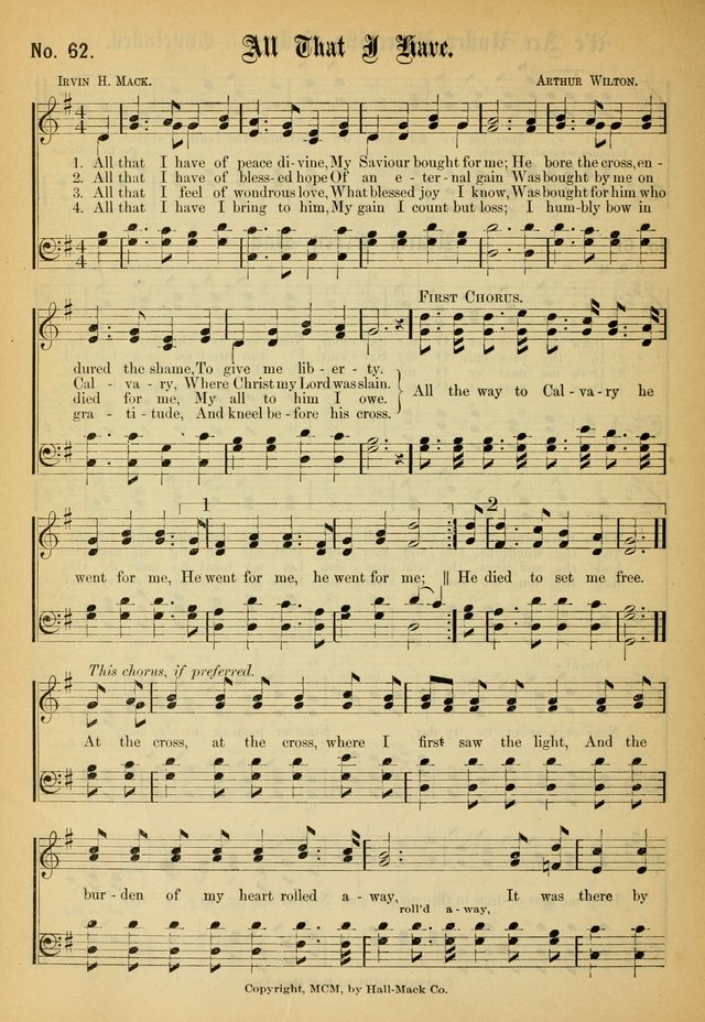 New Songs of the Gospel (Nos. 1, 2, and 3 combined) page 62