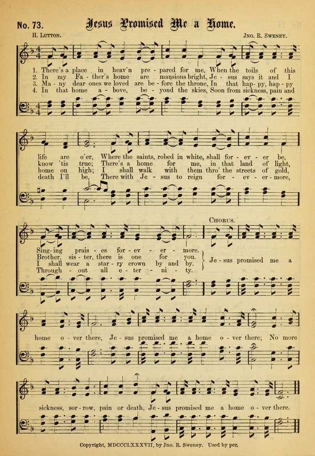 New Songs of the Gospel (Nos. 1, 2, and 3 combined) page 73