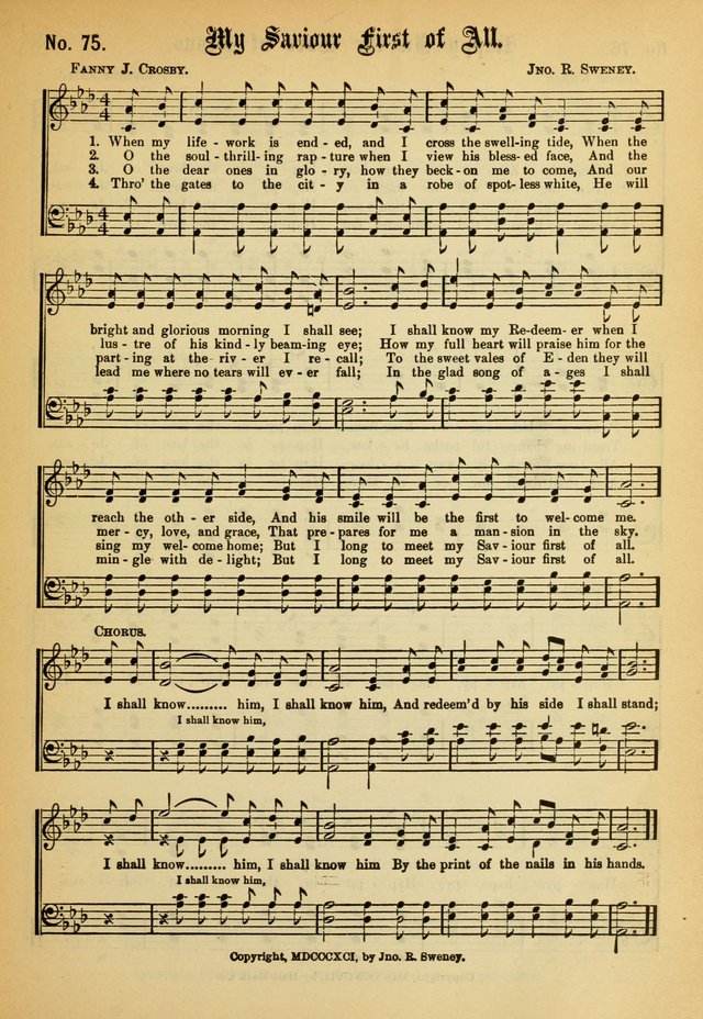 New Songs of the Gospel (Nos. 1, 2, and 3 combined) page 75