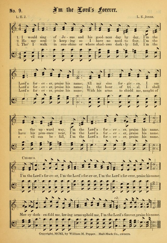 New Songs of the Gospel (Nos. 1, 2, and 3 combined) page 9