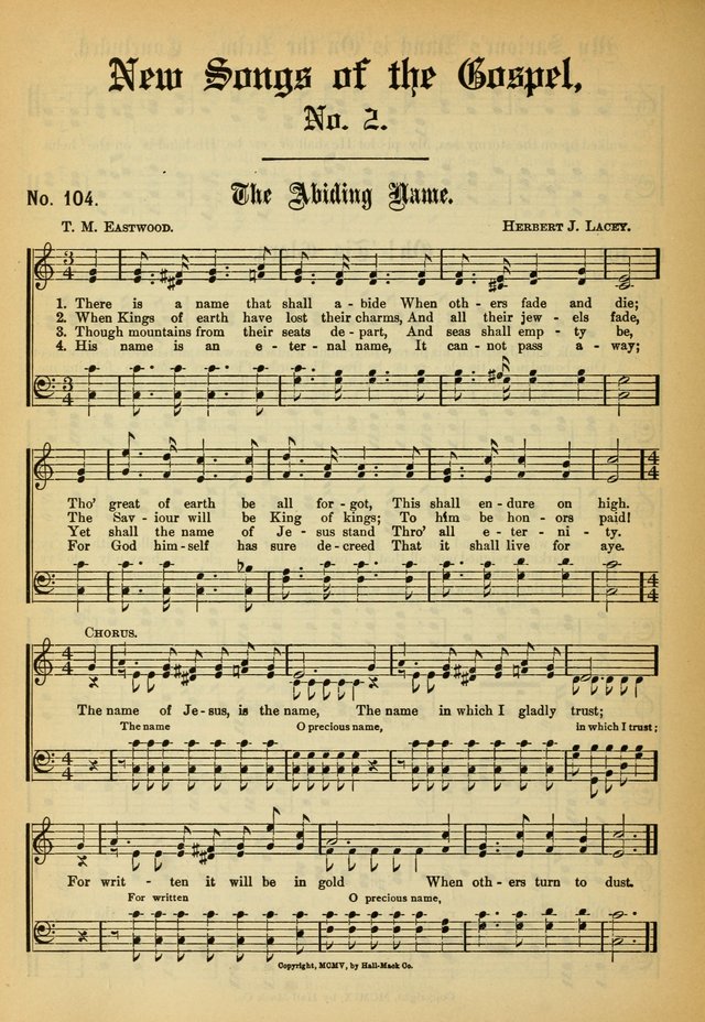 New Songs of the Gospel (Nos. 1, 2, and 3 combined) page 98