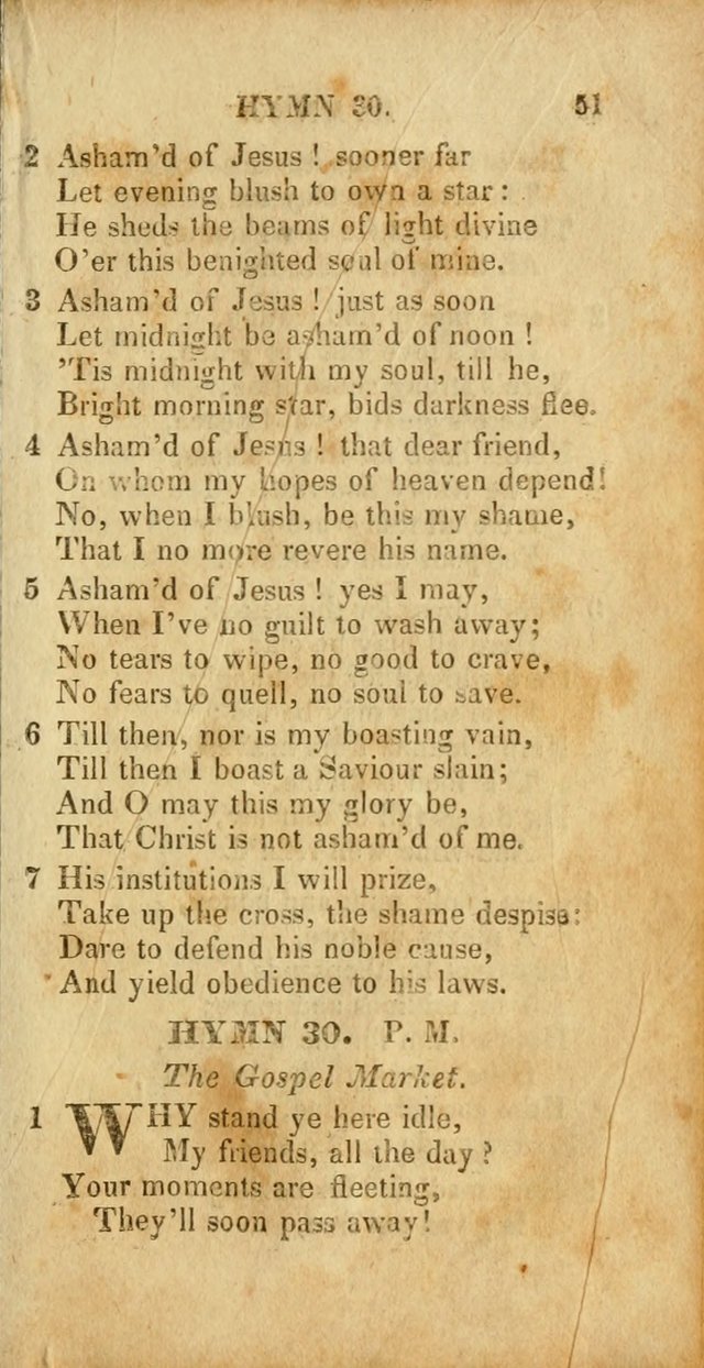 A New Selection of Hymns and Spiritual Songs: designed for prayer, conference and camp-meetings page 51