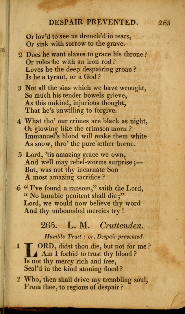 A New Selection of Nearly Eight Hundred Evangelical Hymns, from More than  200 Authors in England, Scotland, Ireland, & America, including a great number of originals, alphabetically arranged page 296