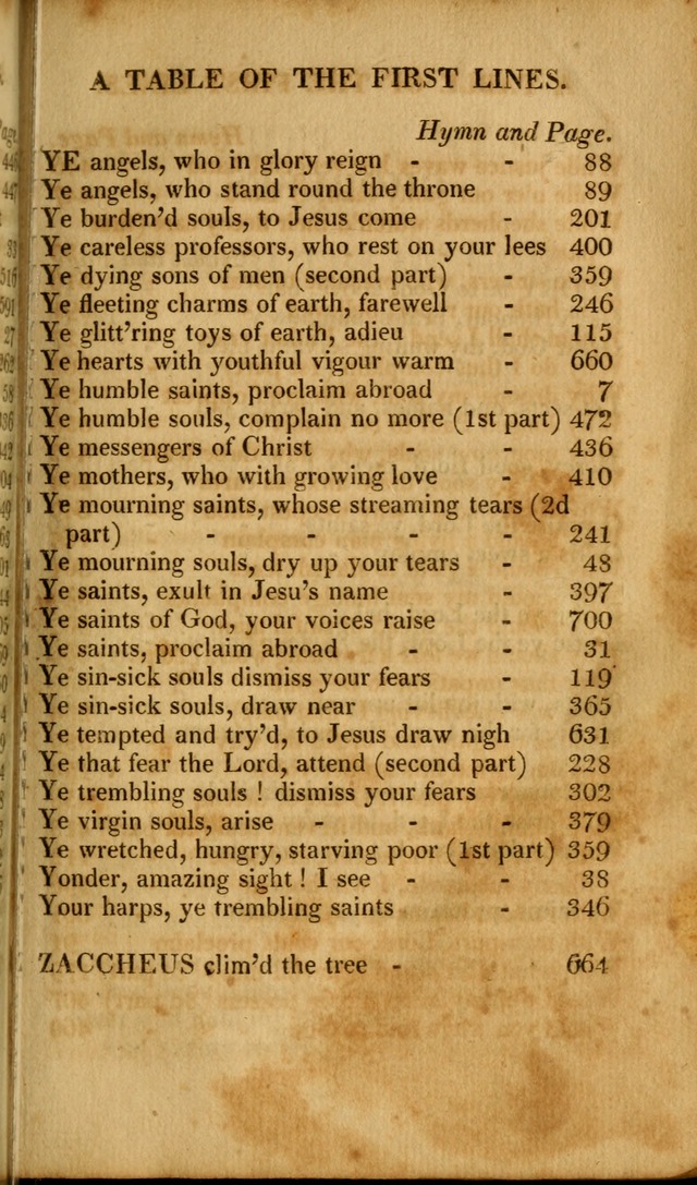 A New Selection of Nearly Eight Hundred Evangelical Hymns, from More than  200 Authors in England, Scotland, Ireland, & America, including a great number of originals, alphabetically arranged page 38