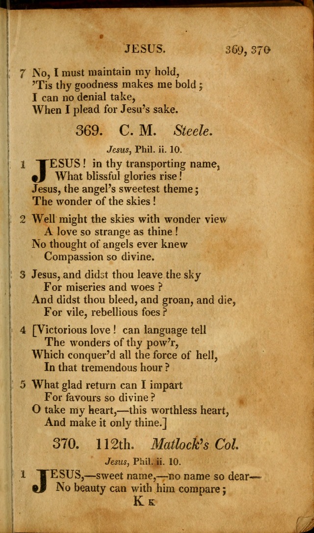 A New Selection of Nearly Eight Hundred Evangelical Hymns, from More than  200 Authors in England, Scotland, Ireland, & America, including a great number of originals, alphabetically arranged page 388