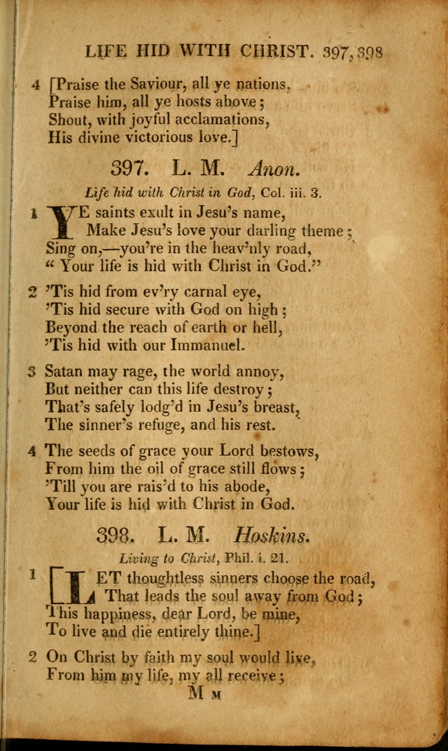 A New Selection of Nearly Eight Hundred Evangelical Hymns, from More than  200 Authors in England, Scotland, Ireland, & America, including a great number of originals, alphabetically arranged page 412