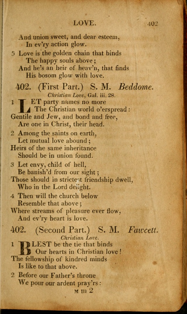 A New Selection of Nearly Eight Hundred Evangelical Hymns, from More than  200 Authors in England, Scotland, Ireland, & America, including a great number of originals, alphabetically arranged page 416