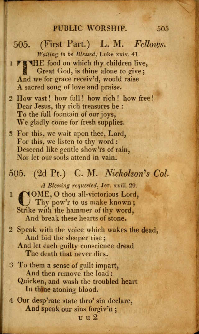A New Selection of Nearly Eight Hundred Evangelical Hymns, from More than  200 Authors in England, Scotland, Ireland, & America, including a great number of originals, alphabetically arranged page 510