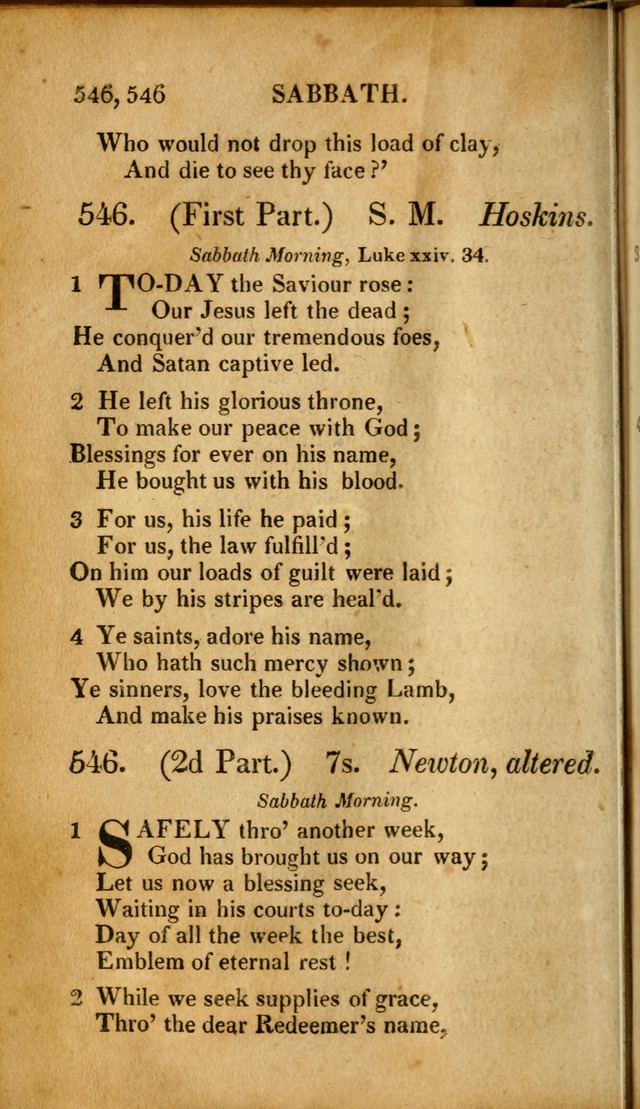 A New Selection of Nearly Eight Hundred Evangelical Hymns, from More than  200 Authors in England, Scotland, Ireland, & America, including a great number of originals, alphabetically arranged page 543