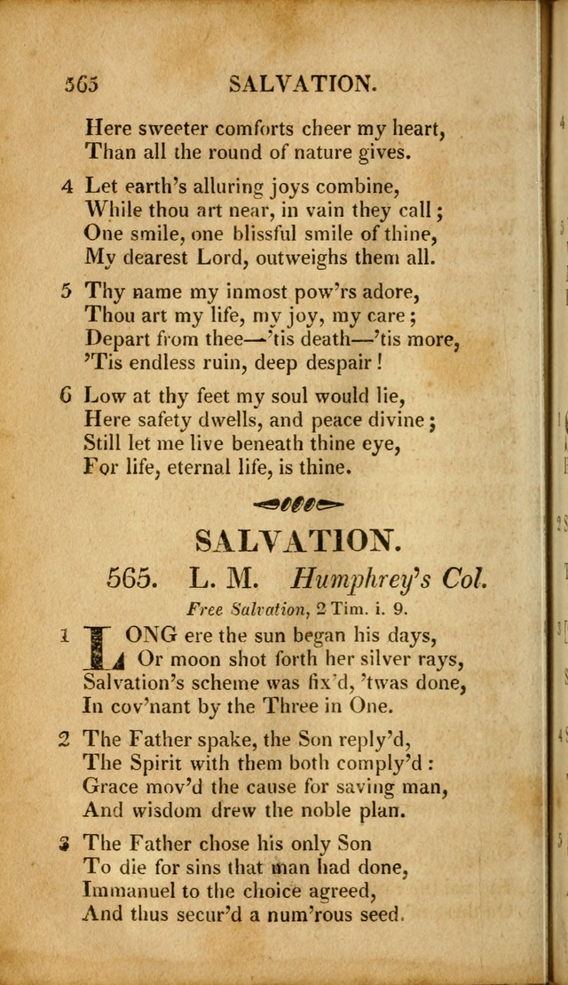 A New Selection of Nearly Eight Hundred Evangelical Hymns, from More than  200 Authors in England, Scotland, Ireland, & America, including a great number of originals, alphabetically arranged page 561