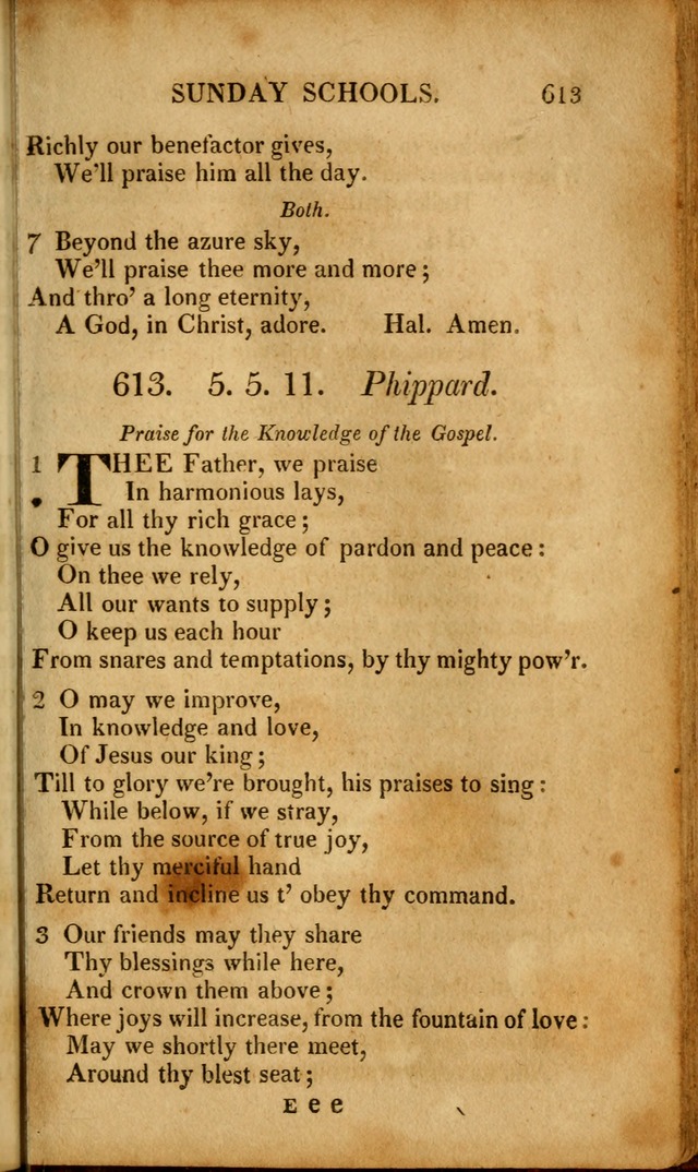 A New Selection of Nearly Eight Hundred Evangelical Hymns, from More than  200 Authors in England, Scotland, Ireland, & America, including a great number of originals, alphabetically arranged page 604
