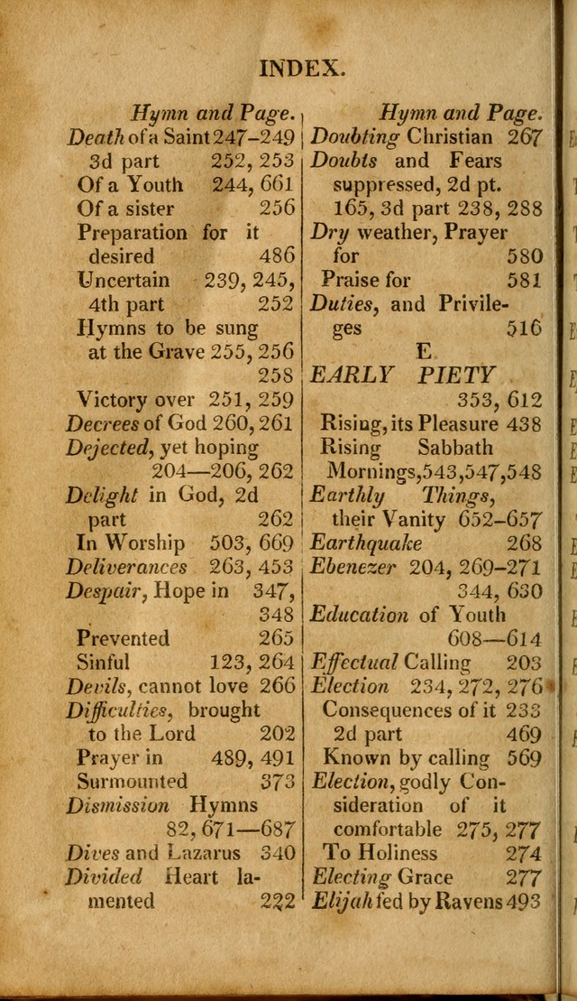 A New Selection of Nearly Eight Hundred Evangelical Hymns, from More than  200 Authors in England, Scotland, Ireland, & America, including a great number of originals, alphabetically arranged page 685