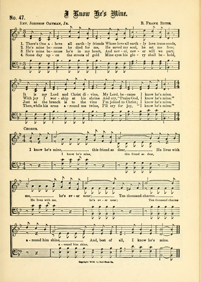 New Songs of the Gospel No. 3: for use in religious meetings page 43