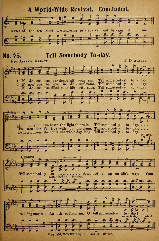 New Songs of Pentecost No. 2 page 75