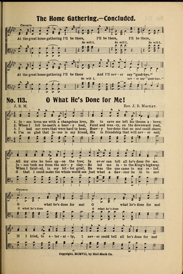 New Songs of Pentecost No. 3 page 108