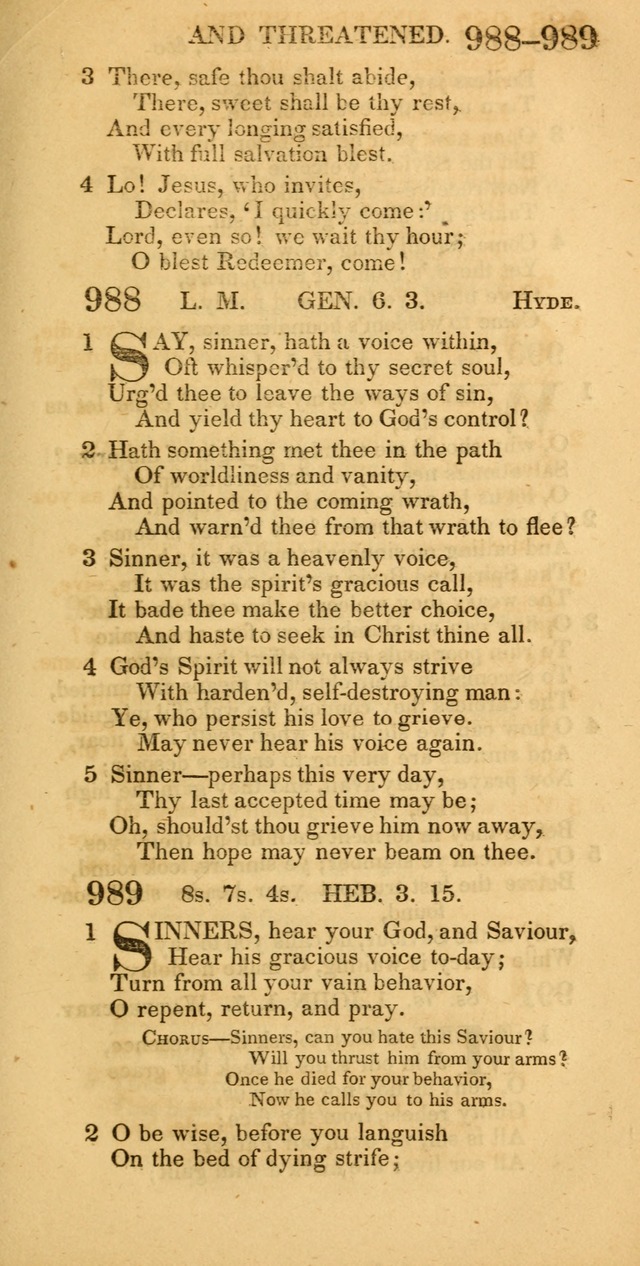 A New selection of Psalms, hymns, and spiritual songs, from the best authors: designed for the use of conference meetings, private circles, and congregations page 556