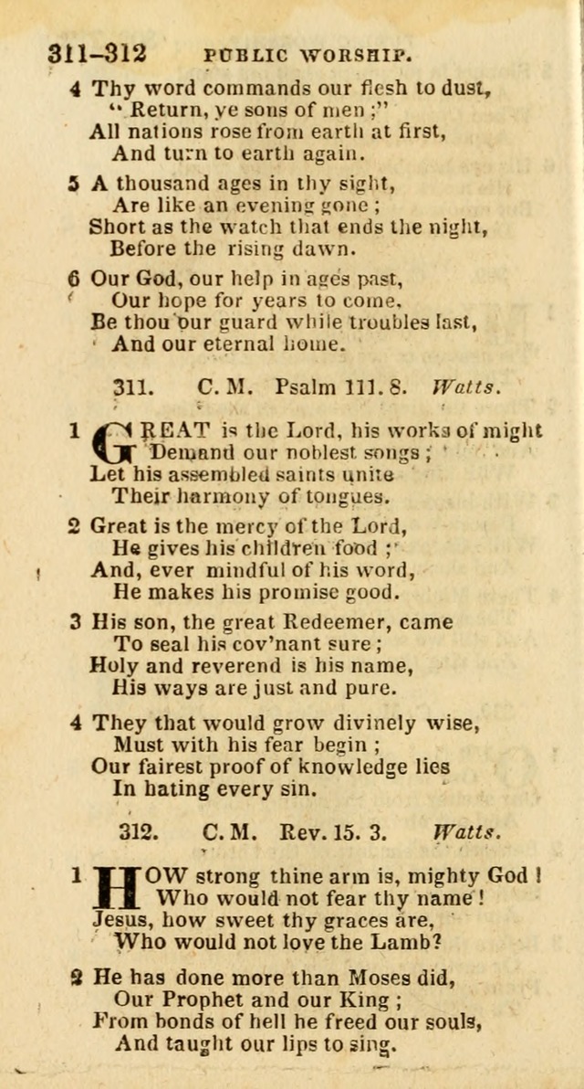 A New Selection of Psalms, Hymns and Spiritual Songs: from the best authors; designed for the use of conference meetings, private circles, and congregations (21st ed. with an appendix) page 168