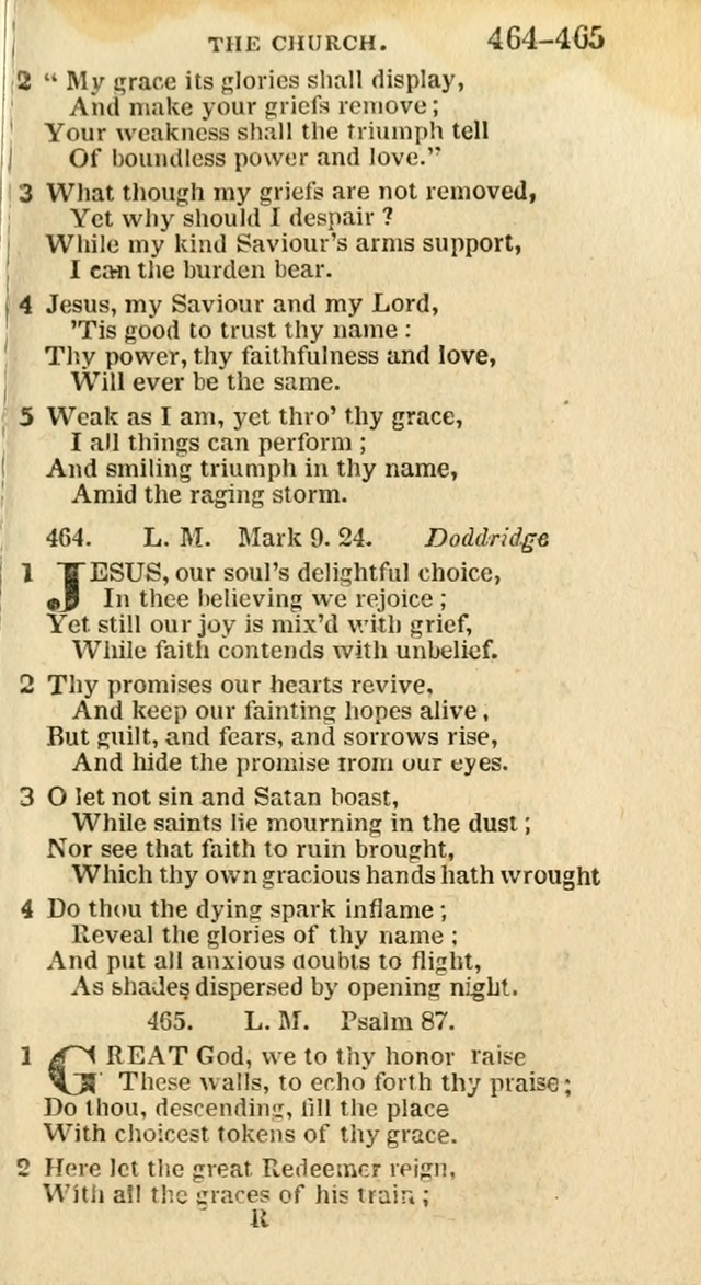 A New Selection of Psalms, Hymns and Spiritual Songs: from the best authors; designed for the use of conference meetings, private circles, and congregations (21st ed. with an appendix) page 247