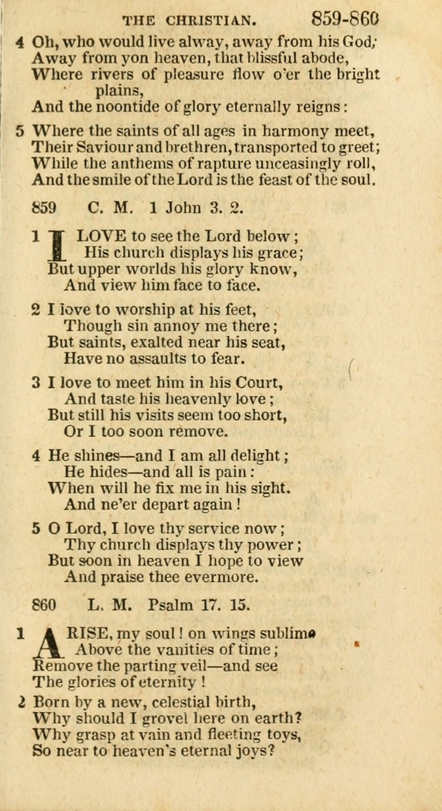 A New Selection of Psalms, Hymns and Spiritual Songs: from the best authors; designed for the use of conference meetings, private circles, and congregations (21st ed. with an appendix) page 479