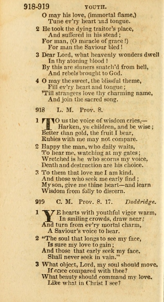 A New Selection of Psalms, Hymns and Spiritual Songs: from the best authors; designed for the use of conference meetings, private circles, and congregations (21st ed. with an appendix) page 506