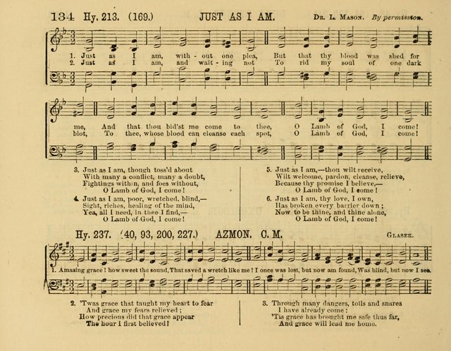 The New Sabbath School Hosanna: enlarged and improved: a choice collection of popular hymns and tunes, original and selected: for the Sunday school and the family circle... page 134