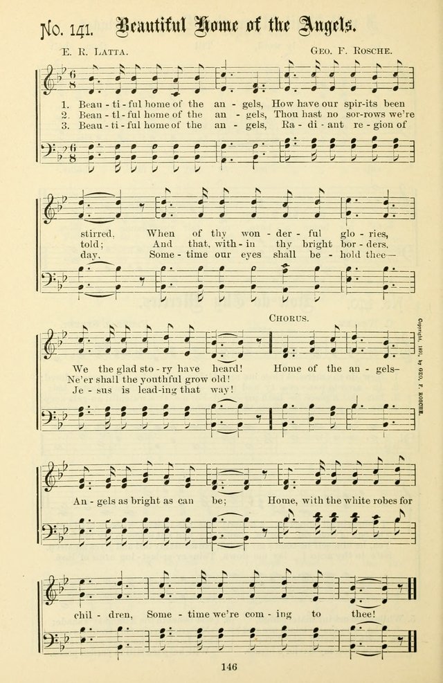 The New Song: for the Sunday school, societies of Christian Endeavor, and other religious exercises page 146