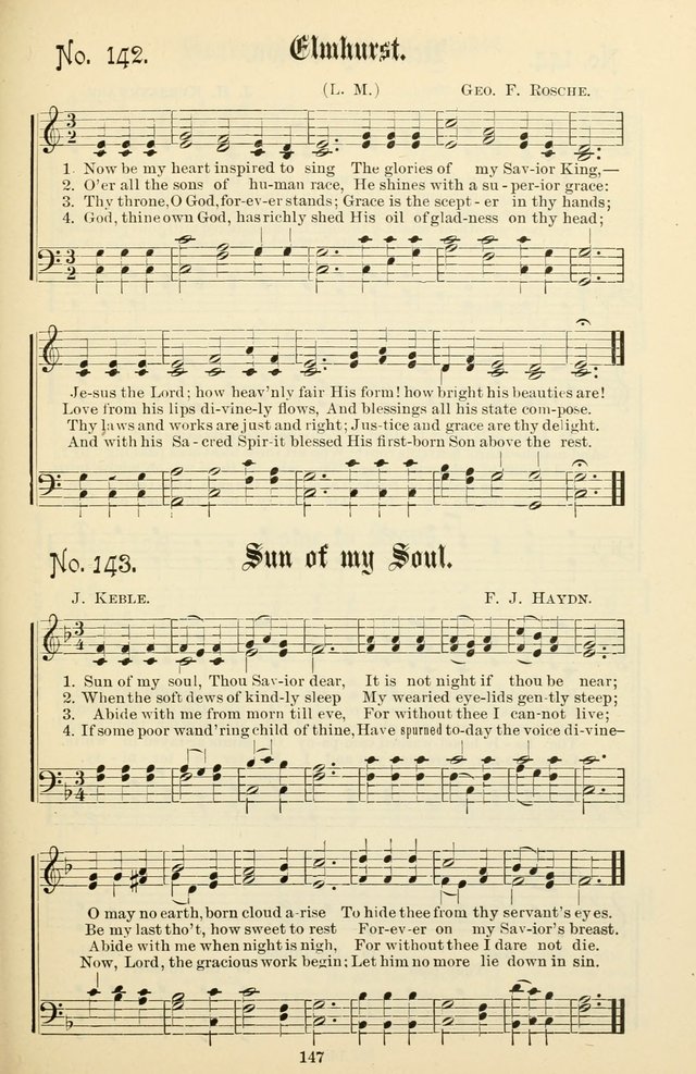 The New Song: for the Sunday school, societies of Christian Endeavor, and other religious exercises page 147