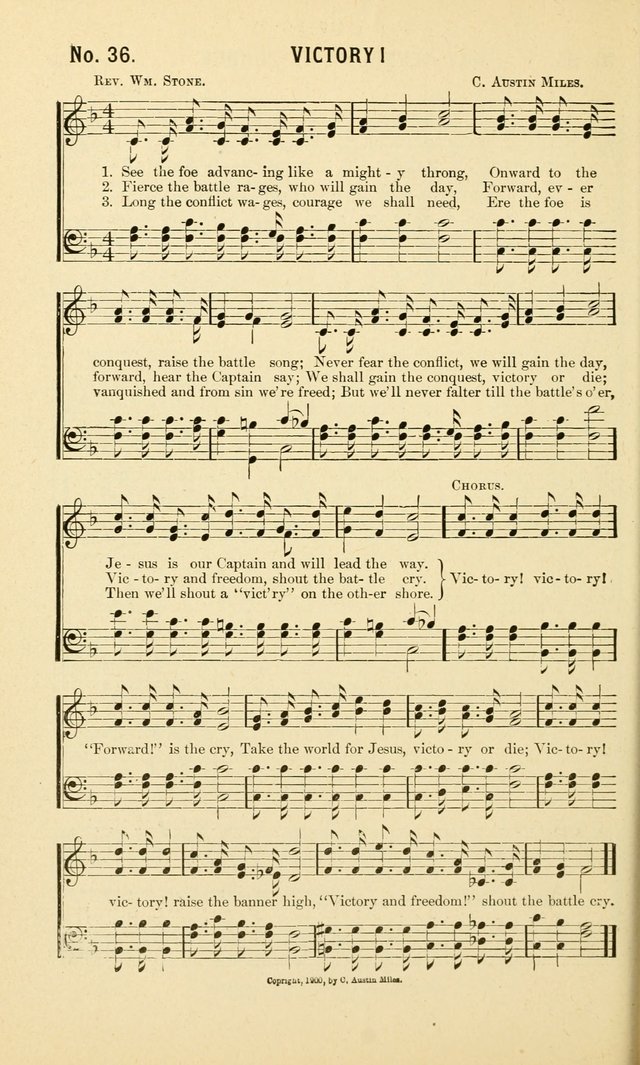 New Songs of the Gospel: for use in all religious meetings page 36