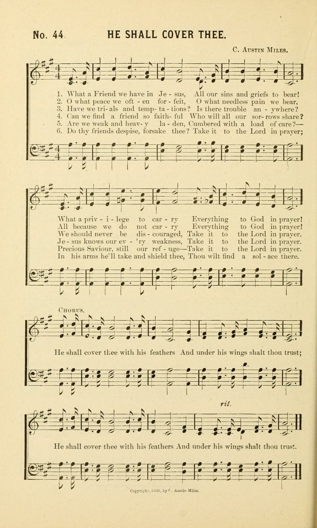 New Songs of the Gospel: for use in all religious meetings page 44