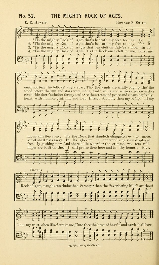 New Songs of the Gospel: for use in all religious meetings page 52