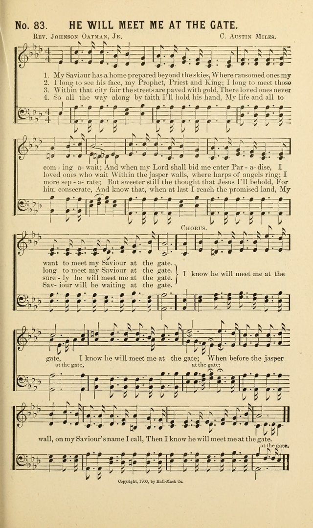 New Songs of the Gospel: for use in all religious meetings page 83