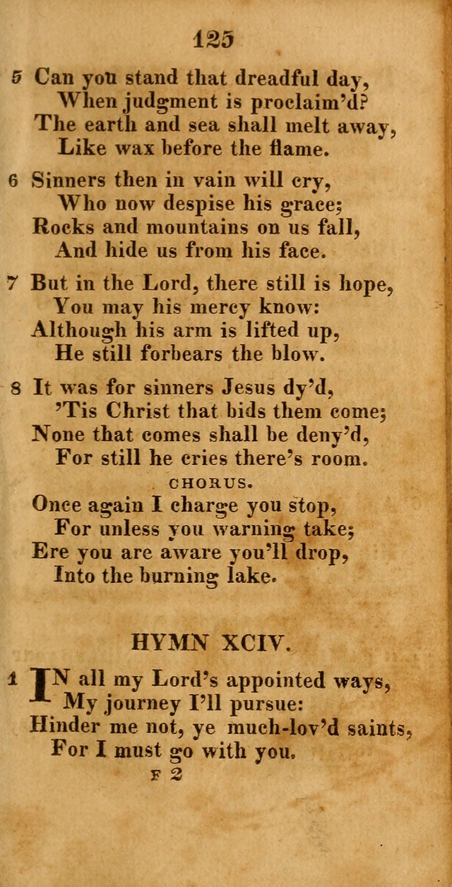 A New Selection of Hymns: compiled from various authors: with a number of original hymns that have never before appeared in print page 125