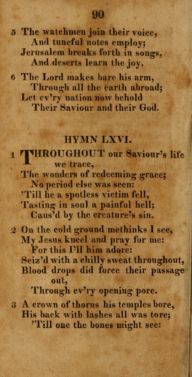 A New Selection of Hymns: compiled from various authors: with a number of original hymns that have never before appeared in print page 90