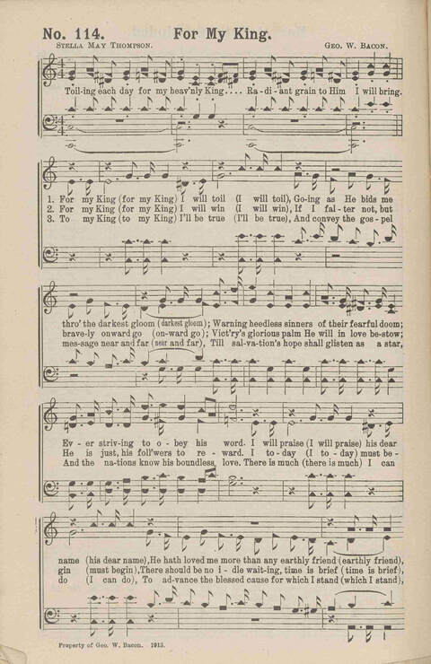 New Songs of Praise: collection of sacred songs, both new and old page 116