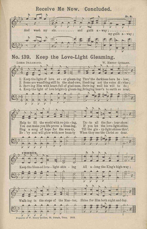 Keep the Love-Light Gleaming | Hymnary.org