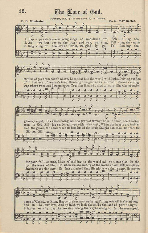 New Victory: for Christian work and worship page 12