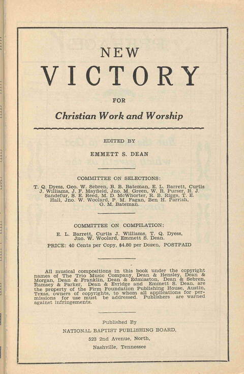 New Victory: for Christian work and worship page ii
