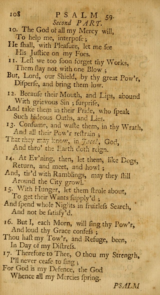 A New Version of the Psalms of David: Fitted to the Tunes Used in the Churches, With Several Hymns Out of the Old, and New, Testament page 117
