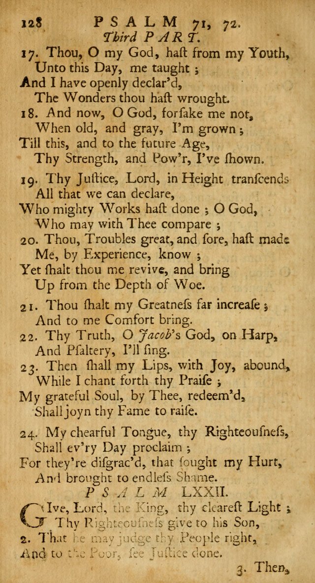 A New Version of the Psalms of David: Fitted to the Tunes Used in the Churches, With Several Hymns Out of the Old, and New, Testament page 137