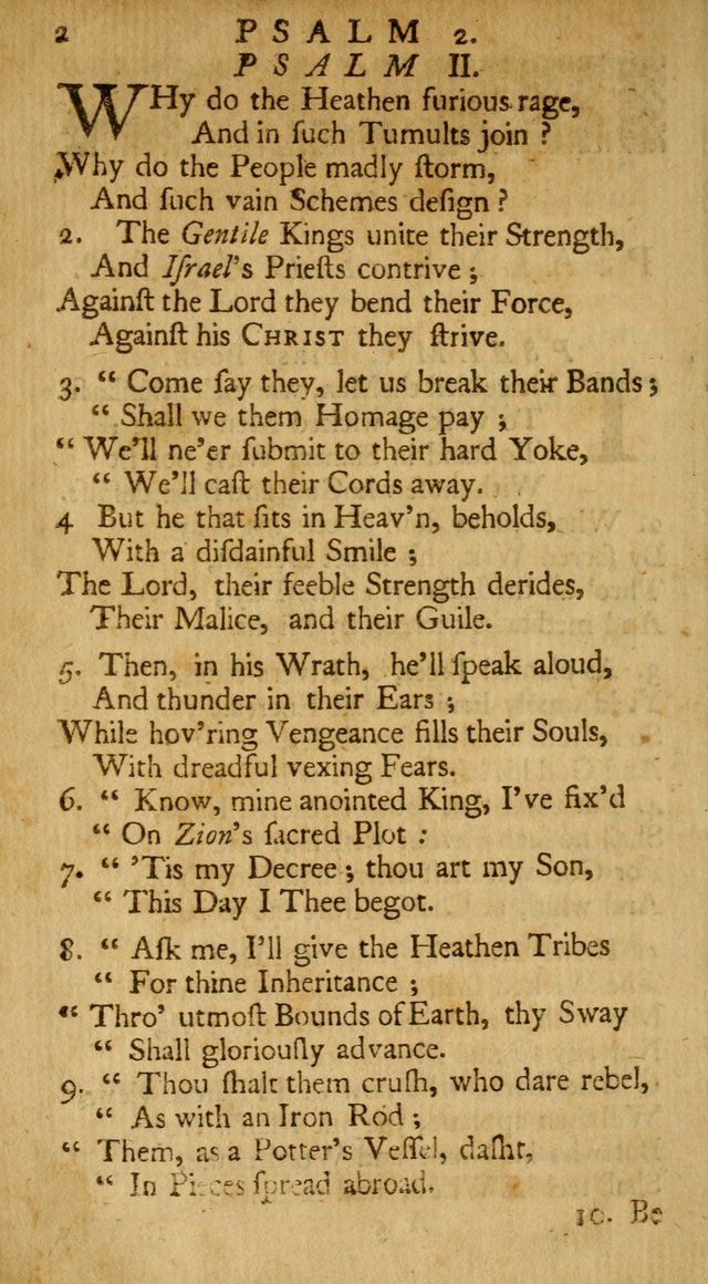 A New Version of the Psalms of David: Fitted to the Tunes Used in the Churches, With Several Hymns Out of the Old, and New, Testament page 15