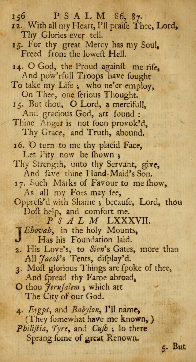 A New Version of the Psalms of David: Fitted to the Tunes Used in the Churches, With Several Hymns Out of the Old, and New, Testament page 165