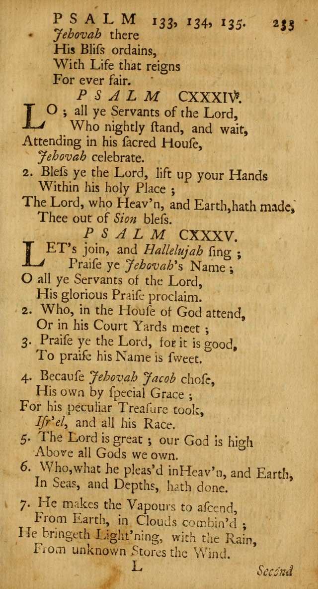 A New Version of the Psalms of David: Fitted to the Tunes Used in the Churches, With Several Hymns Out of the Old, and New, Testament page 244