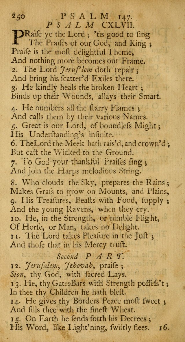 A New Version of the Psalms of David: Fitted to the Tunes Used in the Churches, With Several Hymns Out of the Old, and New, Testament page 261