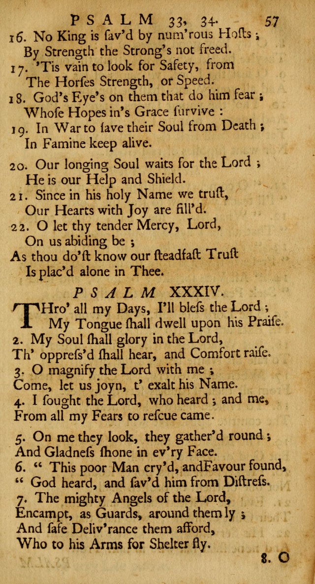 A New Version of the Psalms of David: Fitted to the Tunes Used in the Churches, With Several Hymns Out of the Old, and New, Testament page 66