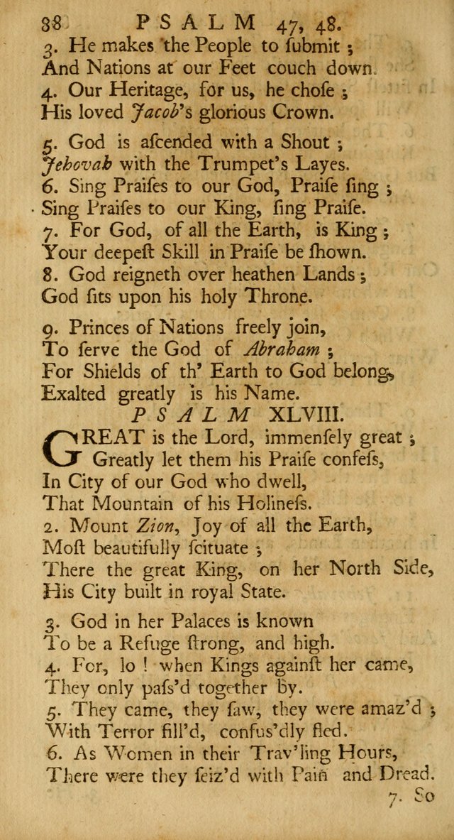 A New Version of the Psalms of David: Fitted to the Tunes Used in the Churches, With Several Hymns Out of the Old, and New, Testament page 97
