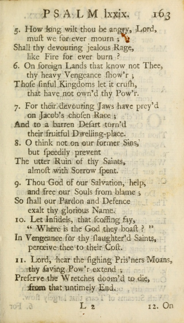 A New Version of the Psalms of David: Fitted to the Tunes Used in Churches page 163