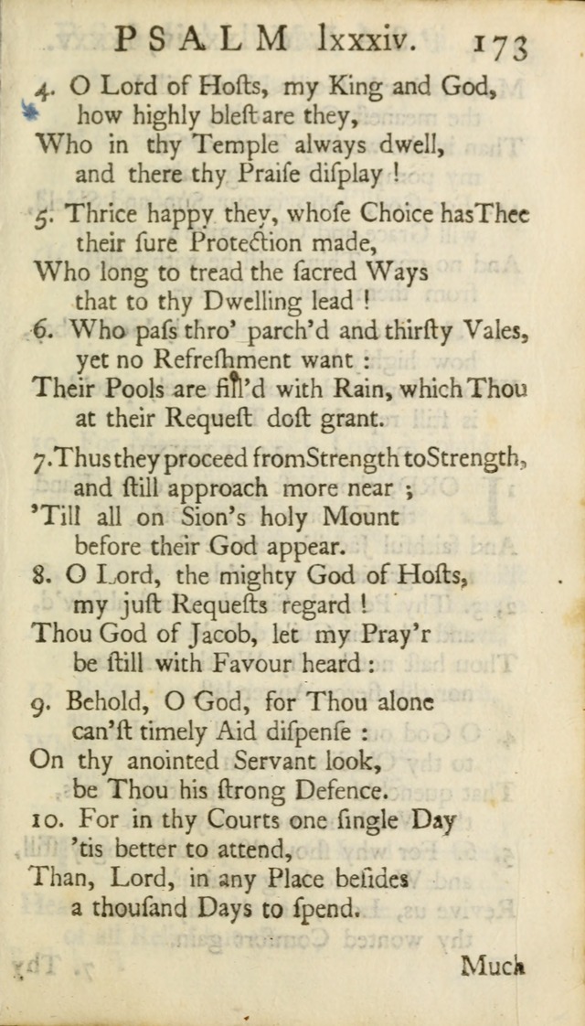 A New Version of the Psalms of David: Fitted to the Tunes Used in Churches page 173