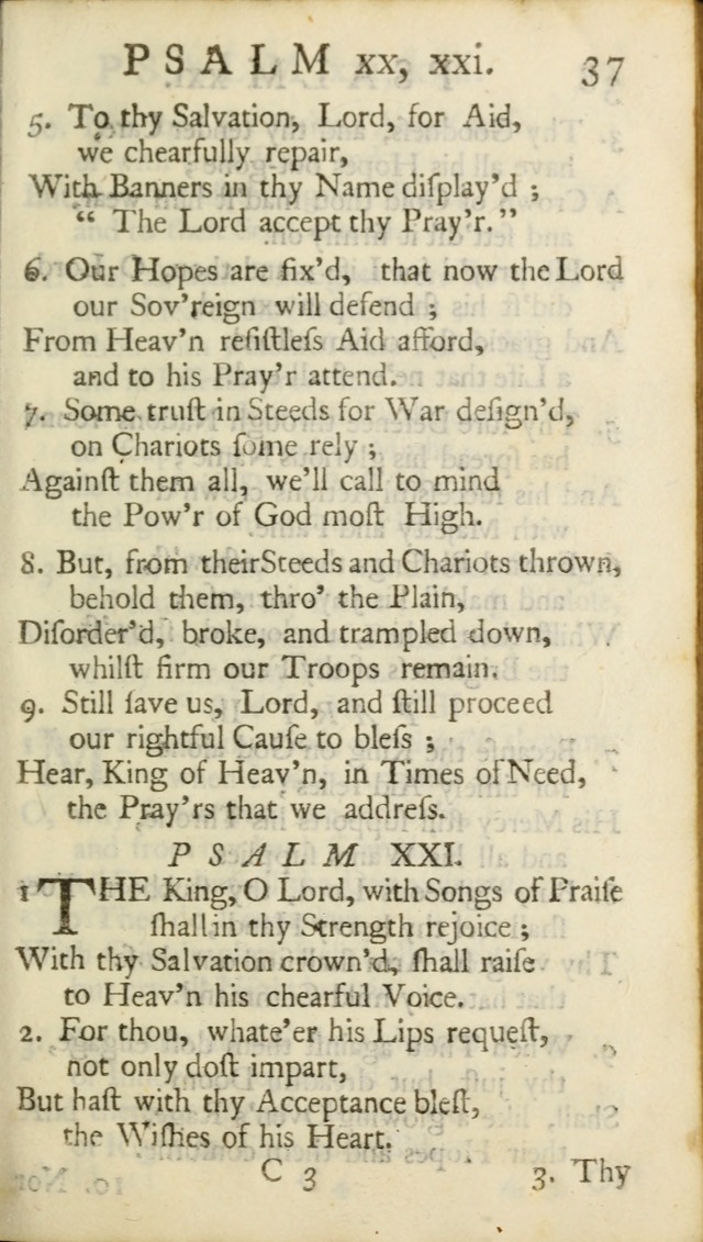 A New Version of the Psalms of David: Fitted to the Tunes Used in Churches page 37