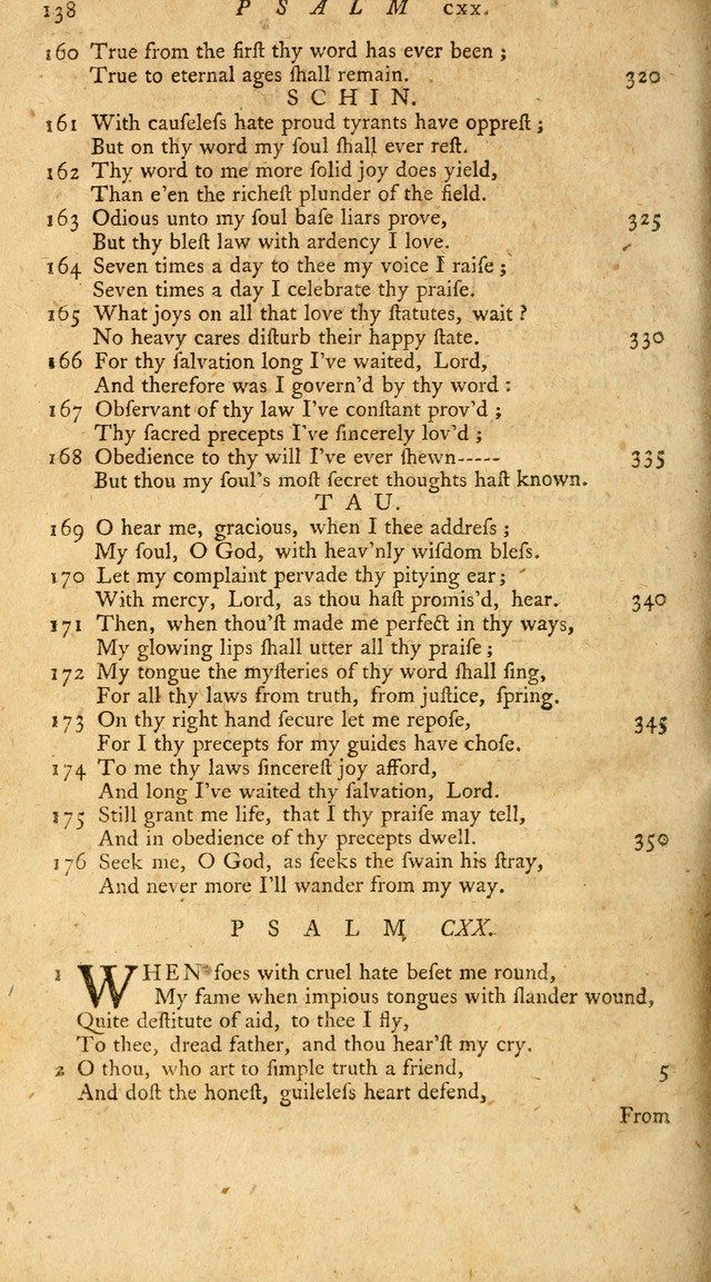 New Version of the Psalms of David page 140