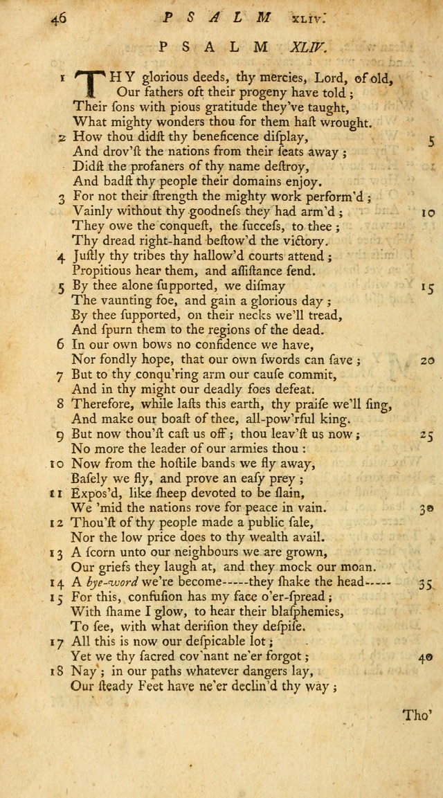 New Version of the Psalms of David page 46